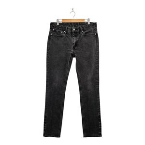 Levis 511 Jeans Mens Black Waterless Slim Size 32x32
